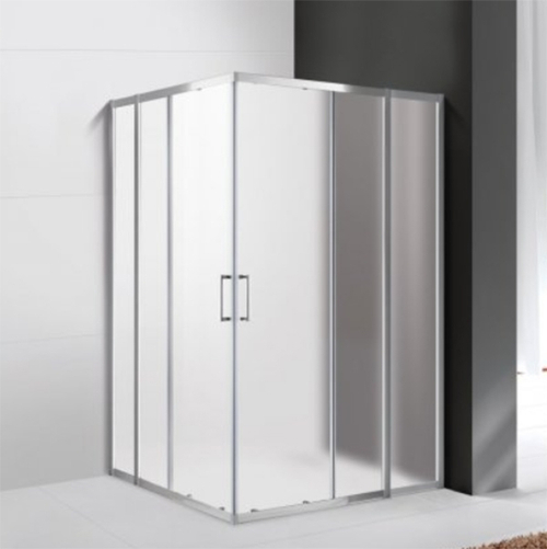 Душевая стенка Cezares MOLVENO-FIX-30-P-Cr профиль Хром стекло матовое