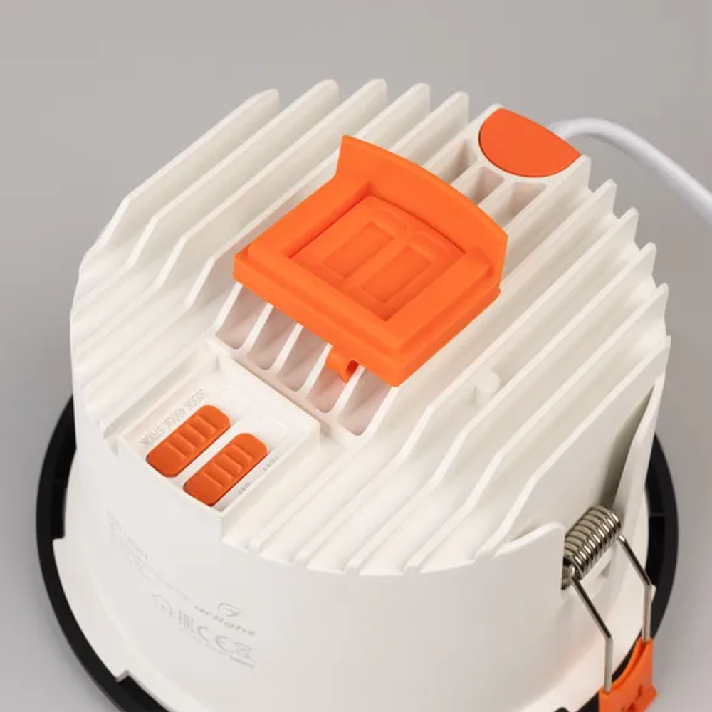Светильник MS-ALORA-BUILT-R140-12W Day4000-MIX (BK, 60 deg, TRIAC) (Arlight, IP54 Пластик, 3 года) 048094