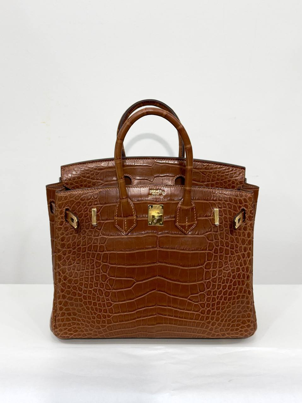 Сумка Hermes из кожи крокодила 25 см, арт. 466224855
