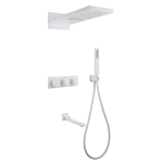 Душевая система ABBER Daheim AF8253W белый матовый