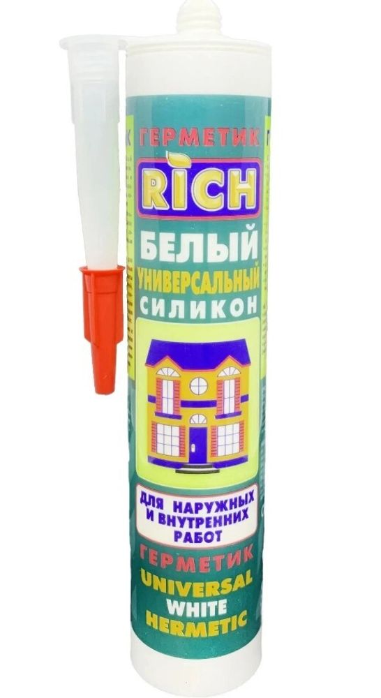 Герметик Рич санитарный силиконовый белый 280мл