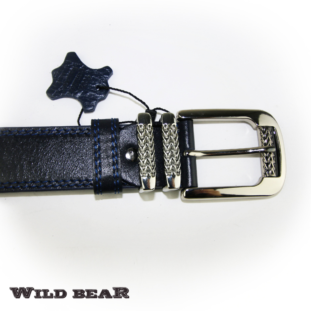 Ремень WILD BEAR RM-024m Dark-blue