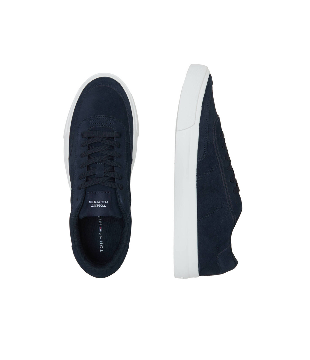 Кожаные кроссовки Tommy Hilfiger - темно-синий(FM0FM04977)