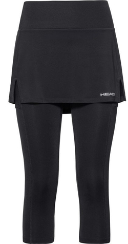 Теннисная юбка Head Club 3/4 Tights Skort - черный