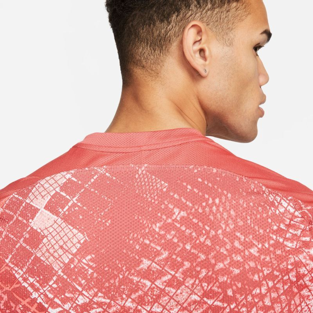 Мужская теннисная футболка Nike Court Dri-Fit Victory Novelty Top - adobe/adobe/white