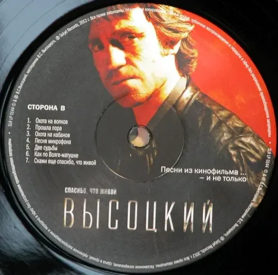 Высоцкий – Спасибо, Что Живой LP