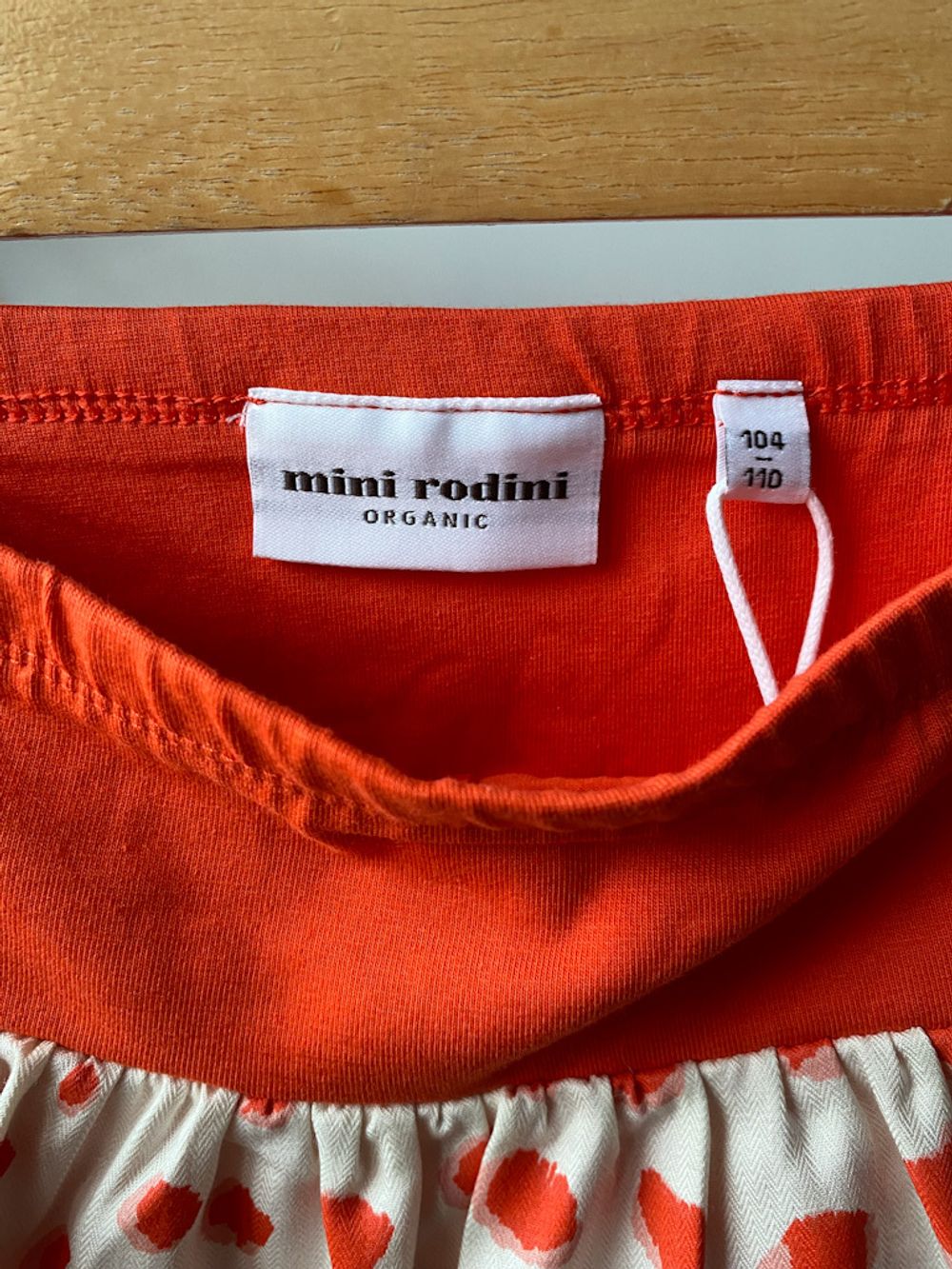 Новые хлопковые лосины с юбкой Mini Rodini, 110