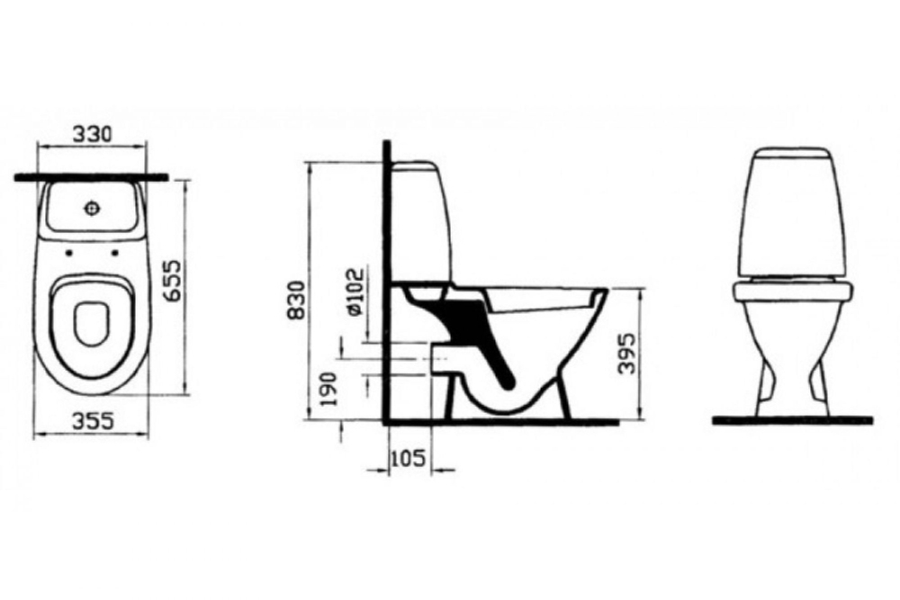 Унитаз-компакт VitrA Grand 9763B003-0567