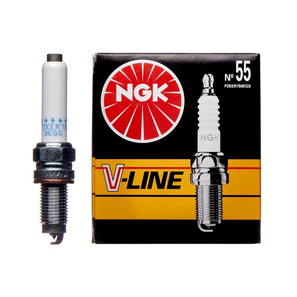 Свеча зажигания NGK 97124 (кратность 4 шт.) PZKER7B8EGSVLINE55