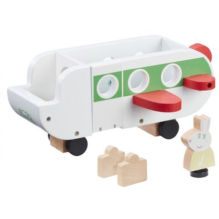 Свинка Пеппа - Деревянный самолет с фигуркой 07211