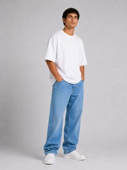 Футболка мужская белая oversize