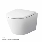 Унитаз подвесной AM.PM Sense C741701SC белый, безободковый