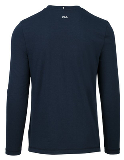 Футболка для мальчика теннисная Fila Longsleeve Lino T-Shirt Kids - peacoat blue