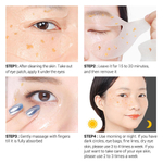 Патчи Lanbena для глаз с золотым османтусом от морщин и темных кругов Gold Osmanthus Fragrance Eye Mask, 50 шт, 90 гр