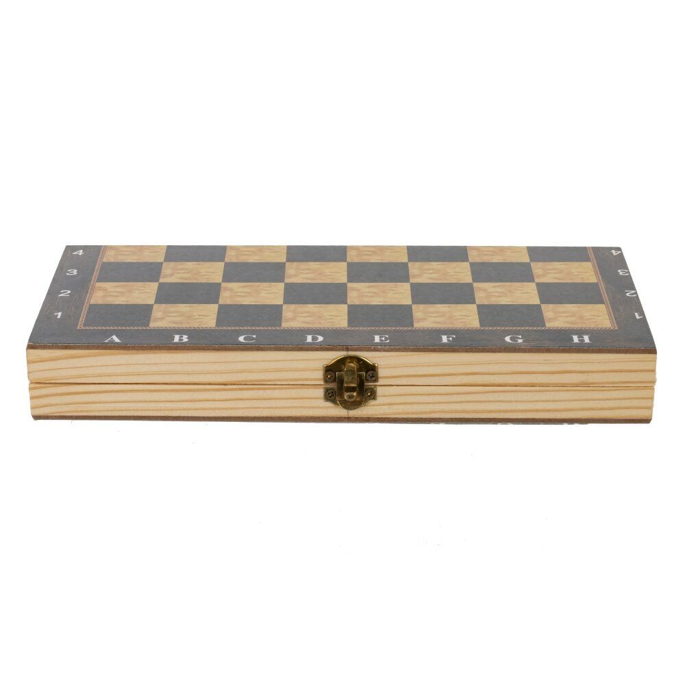 GAEM Игра настольная 3 в 1 (шахматы, шашки, нарды), L24 W12 H3 см