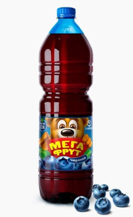 Напиток без газа "Дарида Мегафрут" 1,5л. Черника
