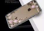 Чехол силиконовый с цветами для Iphone 6/6S