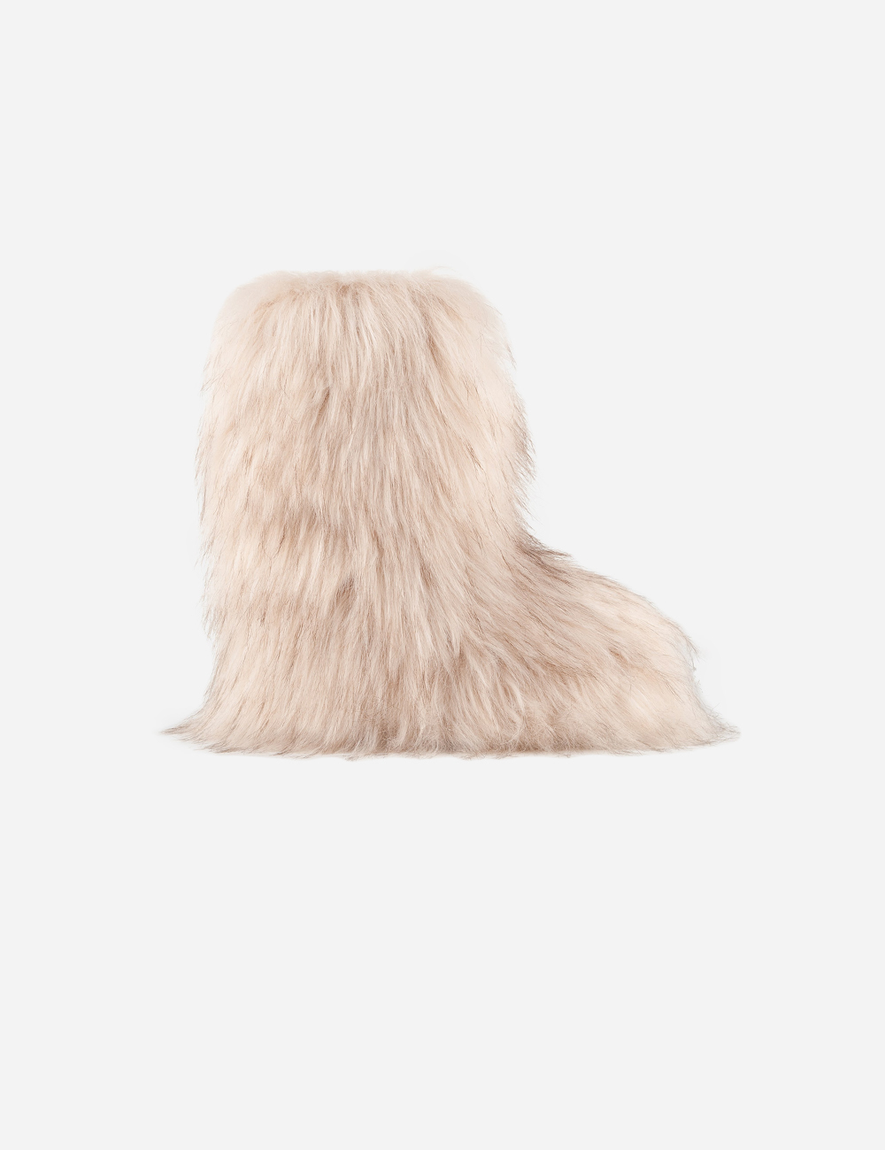Jacquemus x Moon Boot Icon Yeti Mid Cream Boots