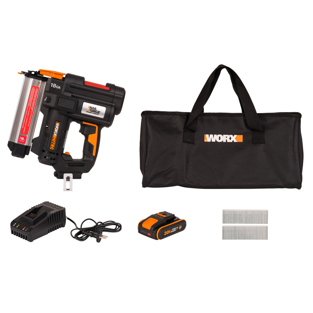 Аккумуляторный гвоздезабивной пистолет WORX WX842