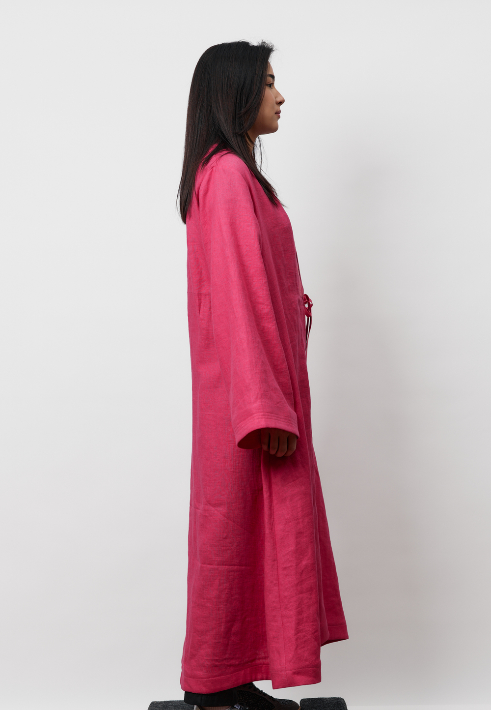 Шапан льняной OYU TOLQYN PINK
