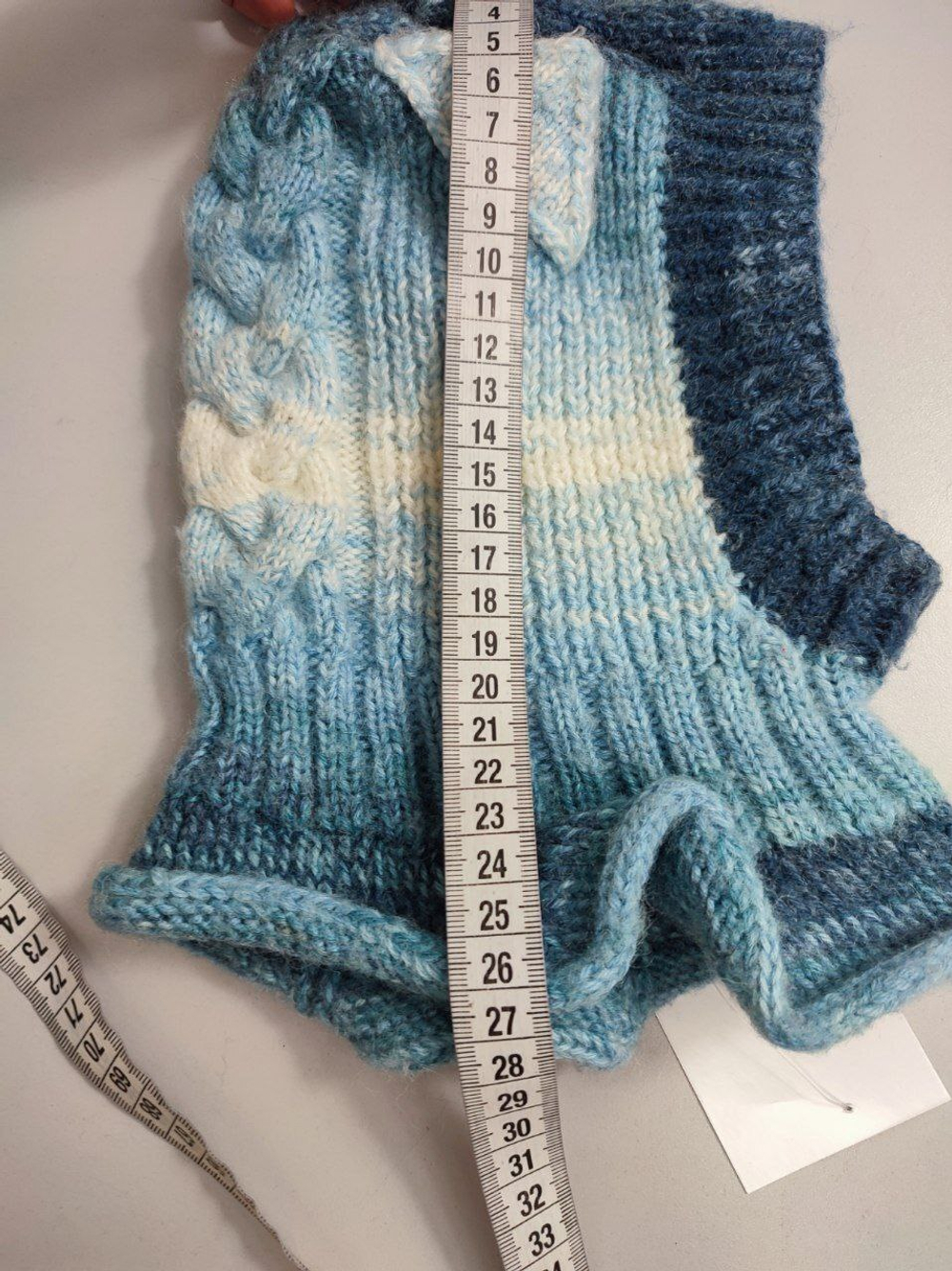 Шапка-балаклава шерстяная на 2-3 года