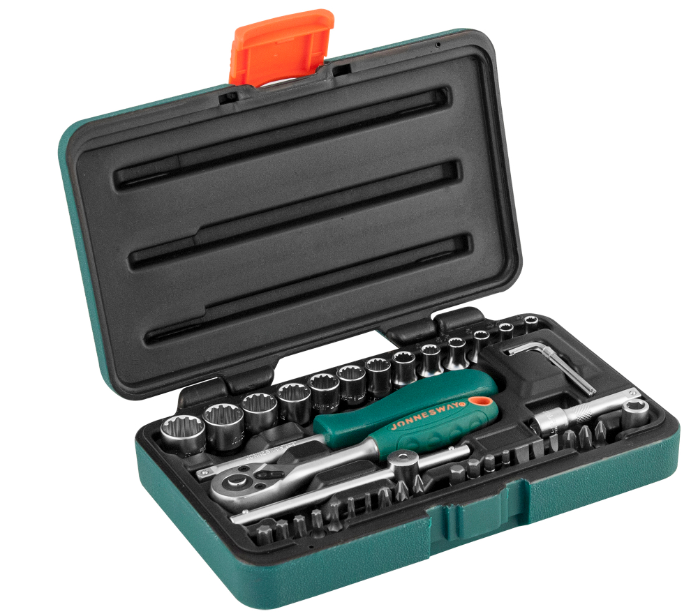 S68H2141S Набор головок торцевых 1/4"DR Super Tech, 41 предмет