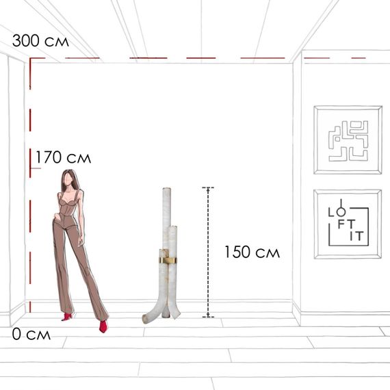 Торшер LOFT IT Sumatra 10412F