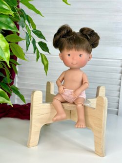 Кукла Nines виниловая 30см PIPPA шарнирная без одежды (2911W)