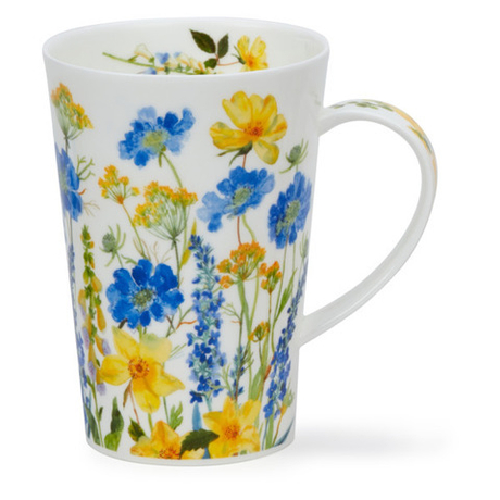 Кружка 440мл Dunoon Газон из голубых цветов Шетлэнд