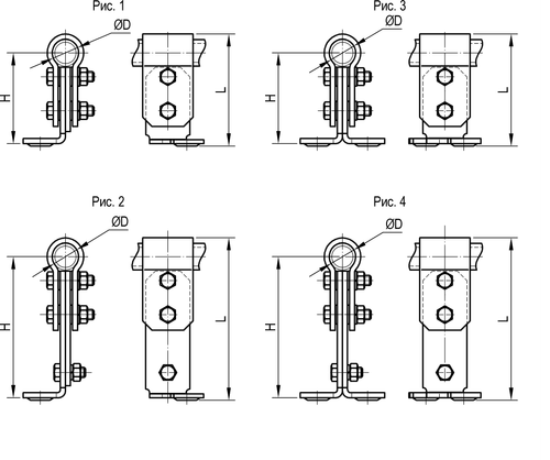 Стойка дополнительного фиксатора штампованная