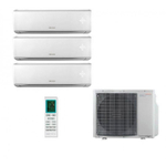 Мульти сплит-система AERONIK на 3 комнаты (25+30+35 кв.м.) настенная