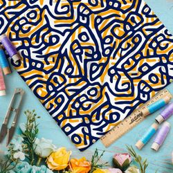 Ткань премиум бифлекс колоритные линии