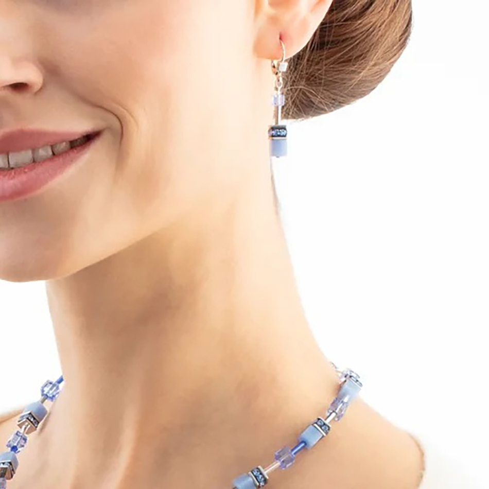 Серьги Coeur de Lion Blue-Silver 4020/20-0717