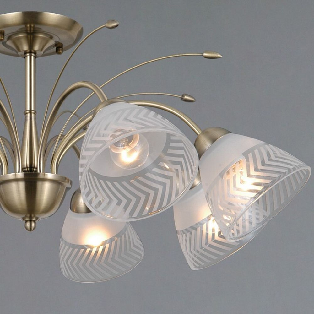 Люстра на штанге ILLUMICO AREZZO IL0594-8CSQ-25 AB AREZZO