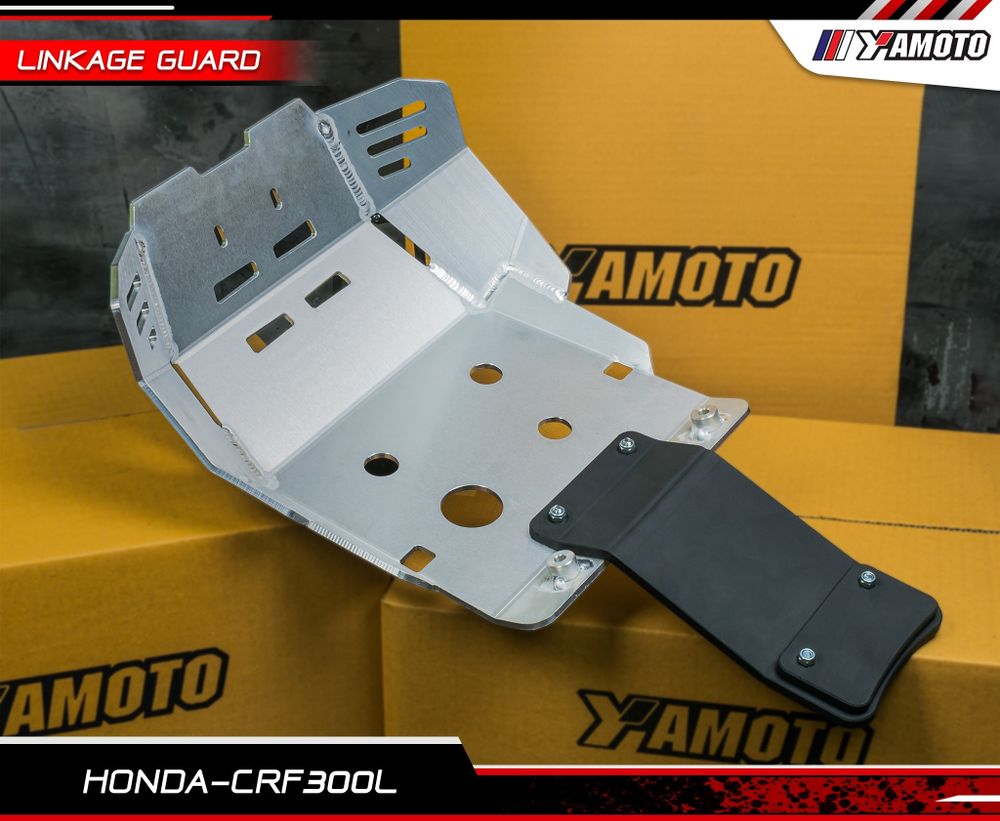 Skid plate addition, LINKAGE GUARD. For Honda CRF300L (Skid plate not included)
