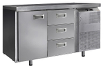Стол холодильный Finist СХС-600-1/3 (боковой холодильный агрегат)