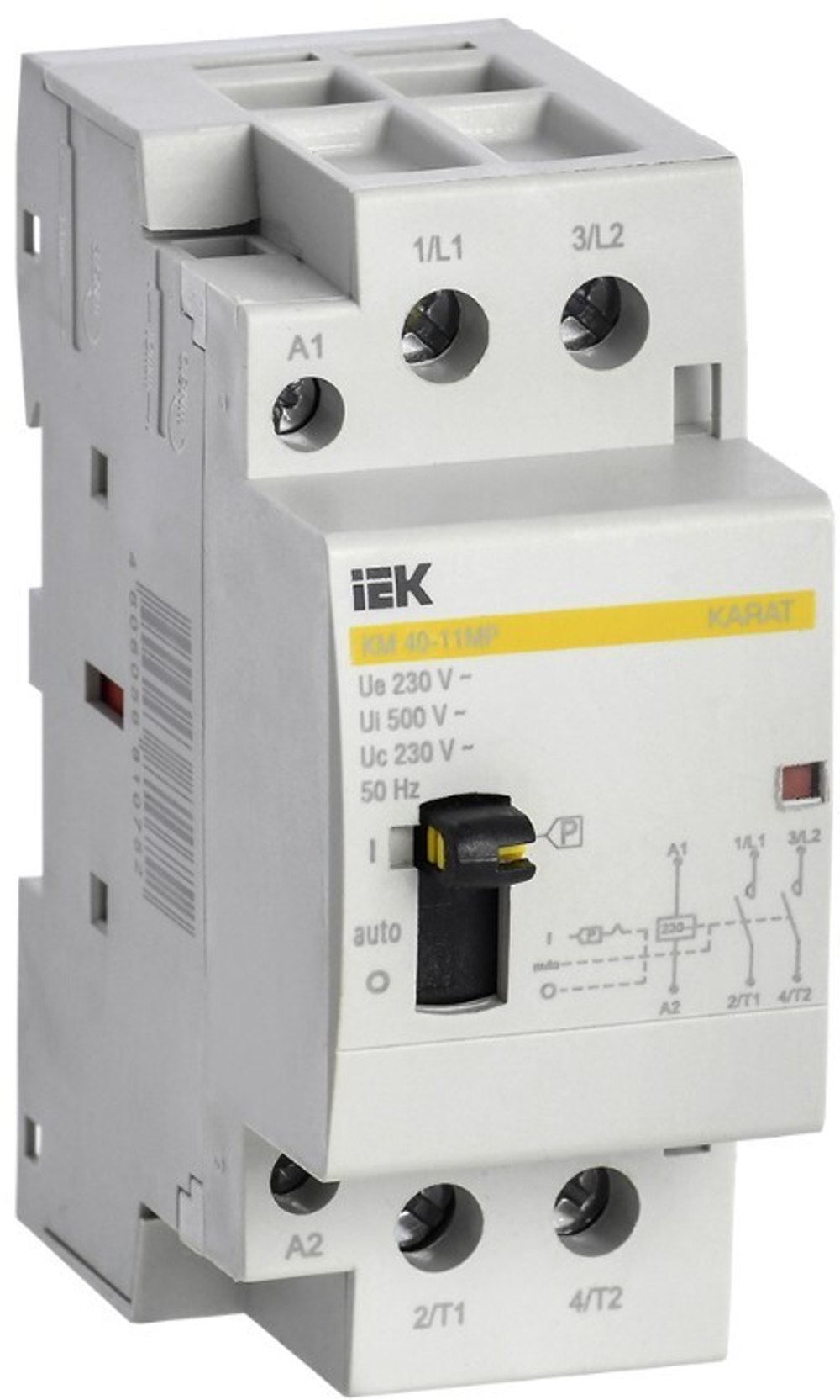 Контактор модульный IEK MKK12-40-11