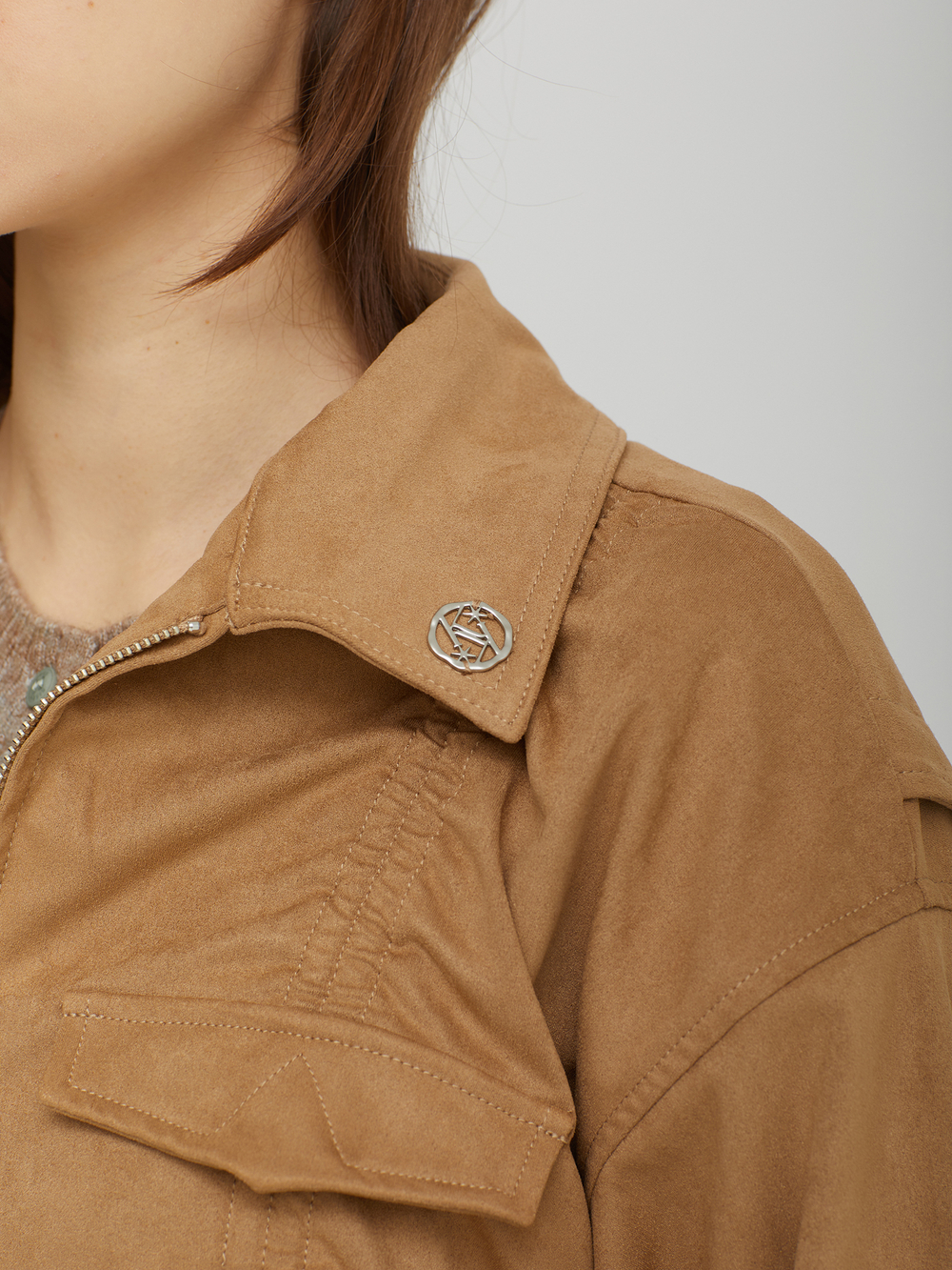 Женская Куртка Collection Suede Shirring