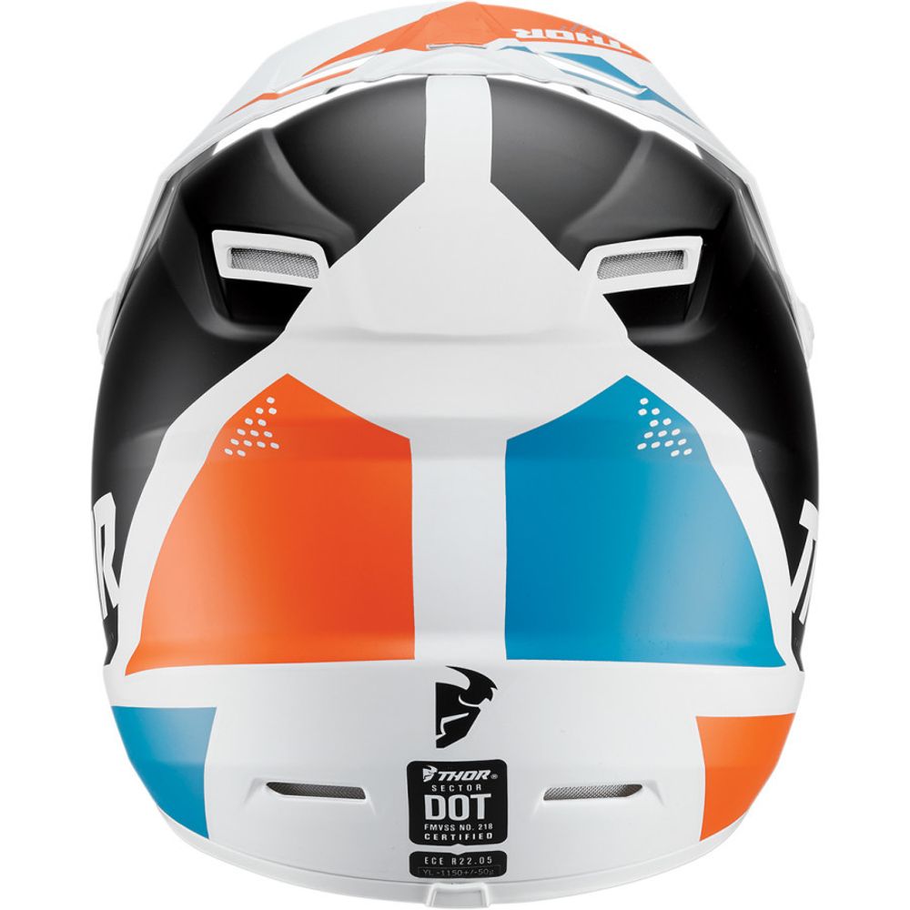 Sector Blade Helmet / Детский / Бело-бирюзовый