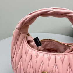 Miu Miu Wander matelassé mini hobo bag