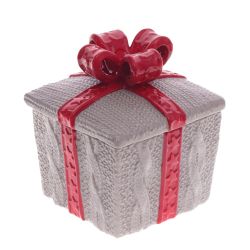 GAEM Конфетница "Подарок", 850 мл, L14 W14 H15 см