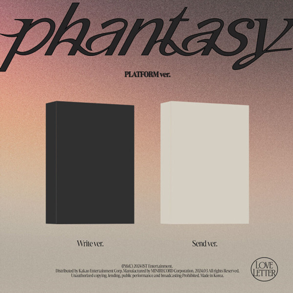 Альбом THE BOYZ - PHANTASY_Pt.3 Love Letter (Platform ver.)