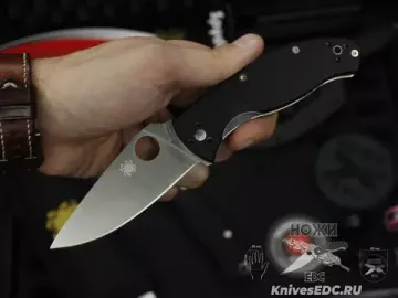 Нож складной Spyderco Tenacious C122GP c клинком из стали 8Cr13MoV, рукоять G10