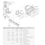 Форсунка Kokido Olimpic K004BU/W (ver2) стеновая (белая)