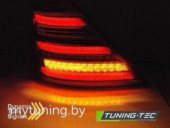 Задние фонари для Mercedes S-Class W221 (05-09) LED динамические красные светлые в стиле W222