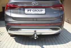 Фаркоп PT GROUP/ съёмный квадрат/ для HYUNDAI Santa Fe 2021-/ KIA Sorento 2021-(паспорт и сертификат в комплекте)(без электрики) арт.HSF-21-991122.00