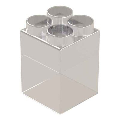 Элемент прозрачный высокий 9x9x15 см для GigaBloks 7,5"