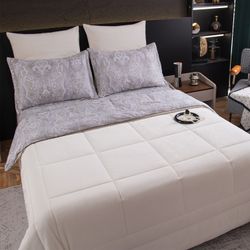 Комплект постельного белья с одеялом Сатин Велюрия Люкс «Восточное очарование»