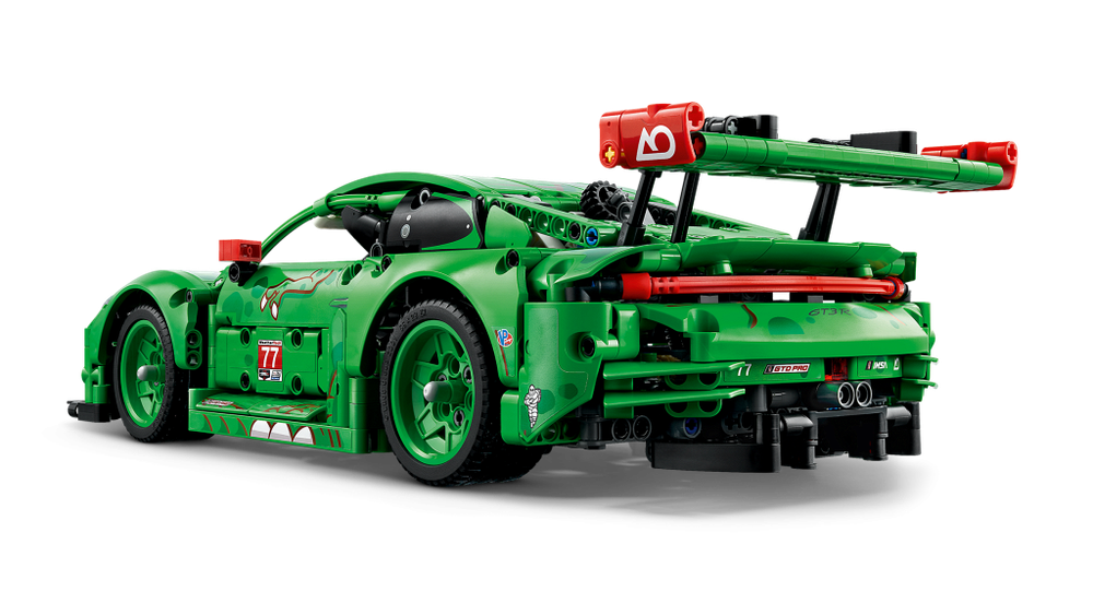 Конструктор LEGO Technic 42224 лего Porsche 911 GT3 R REXY AO — гоночный суперкар, 10+