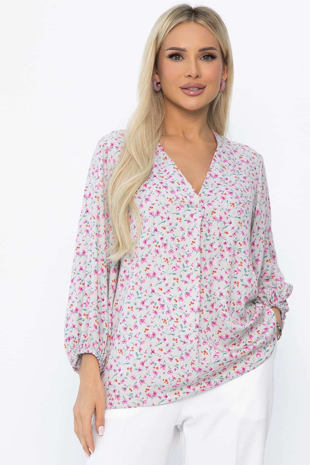 Блуза Пралине (серая) Б13842-6М LT Collection